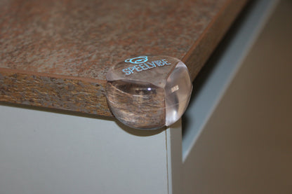 SpeelVibe - Babyproof Bolvormige Baby Hoekbeschermers – Zachte, Transparante Guards