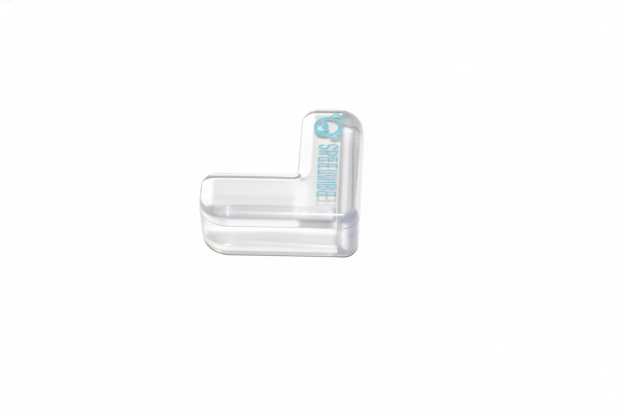 SpeelVibe transparante hoekbeschermers voor baby's – zachte tafelhoek bescherming