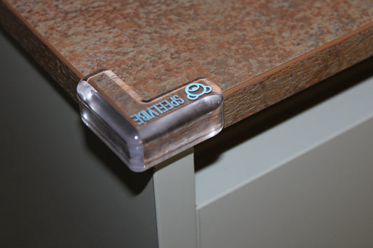 SpeelVibe - Babyproof L-vorm Hoekbeschermers – Transparant & Sterk