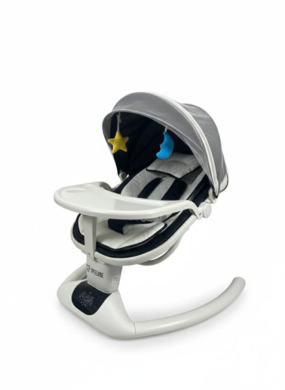 SpeelVibe Elektrische Wipstoel – Bluetooth Babyswing met Timer & 5 Snelheden