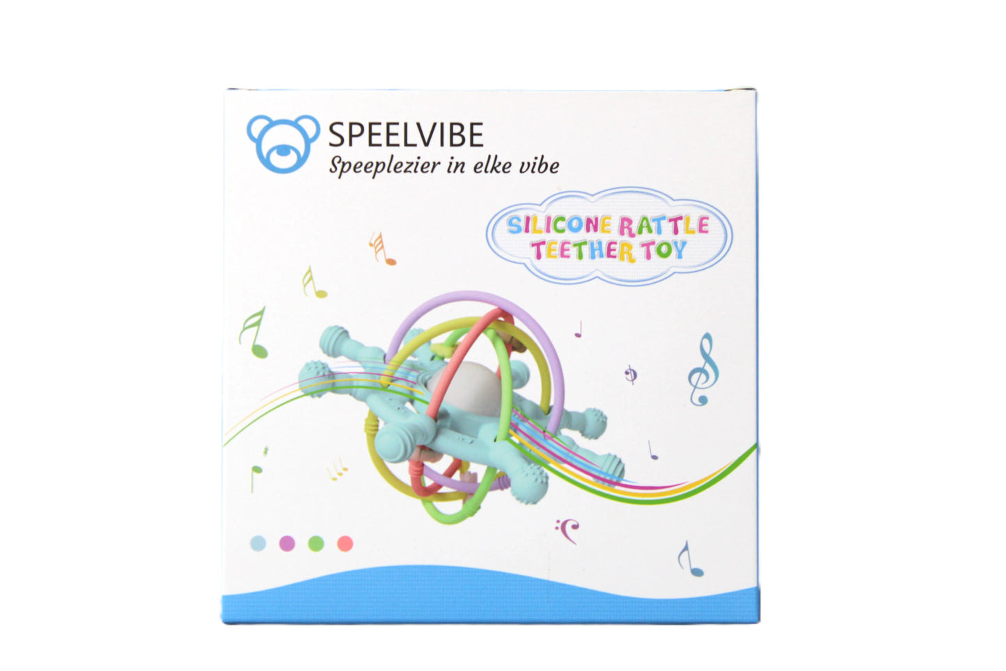 Speelvibe Bijtring – Veilig BPA-vrij Speelgoed voor Baby’s